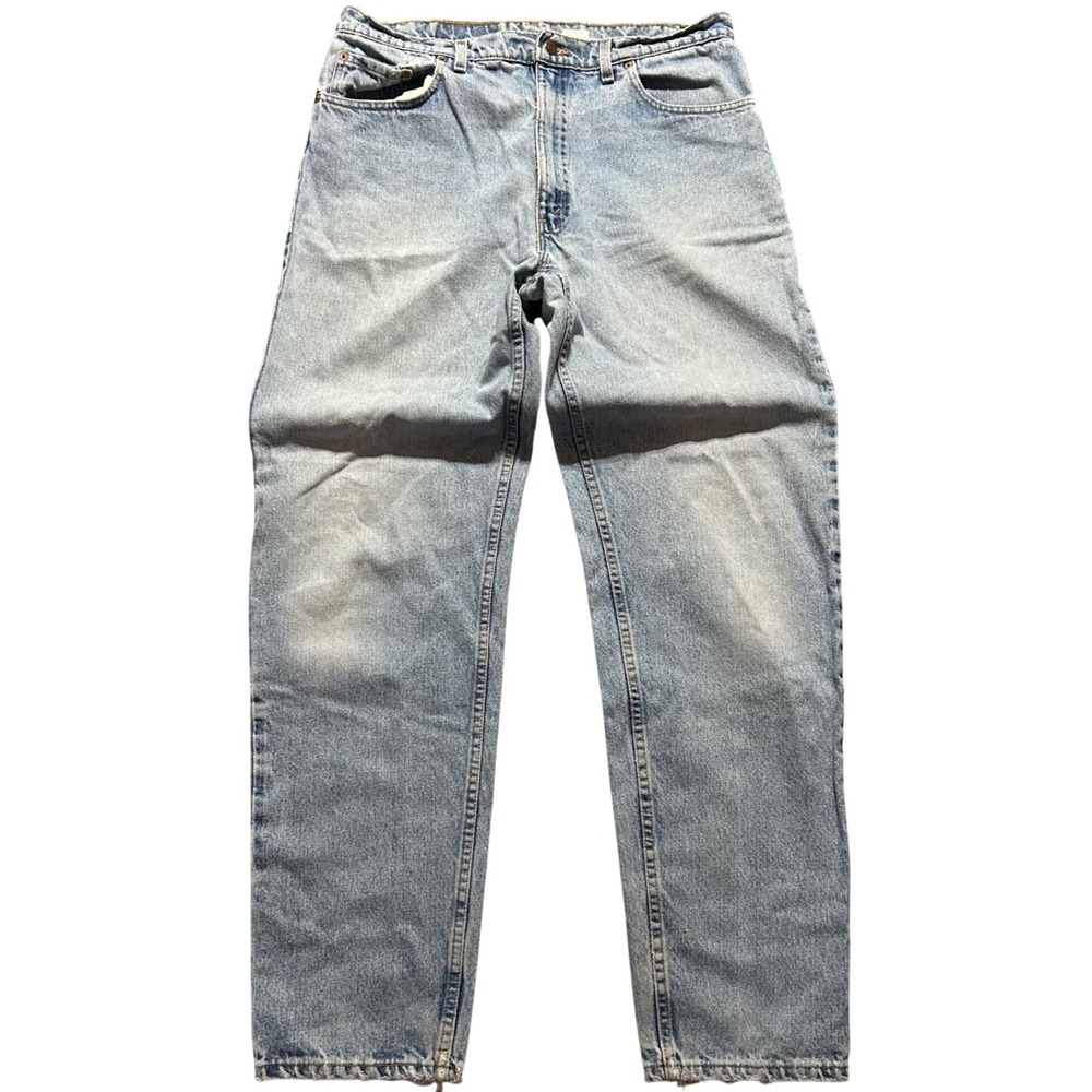 Levis 550 Jeans Mens 38x34 (Fits 36x34) Relaxed Tapered Made in USA Vintage 90s